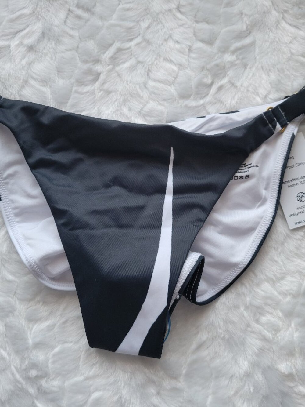 Swiminista Black Bikini Bottom Women's Medium Swim La Peer James Henry Peter NWT